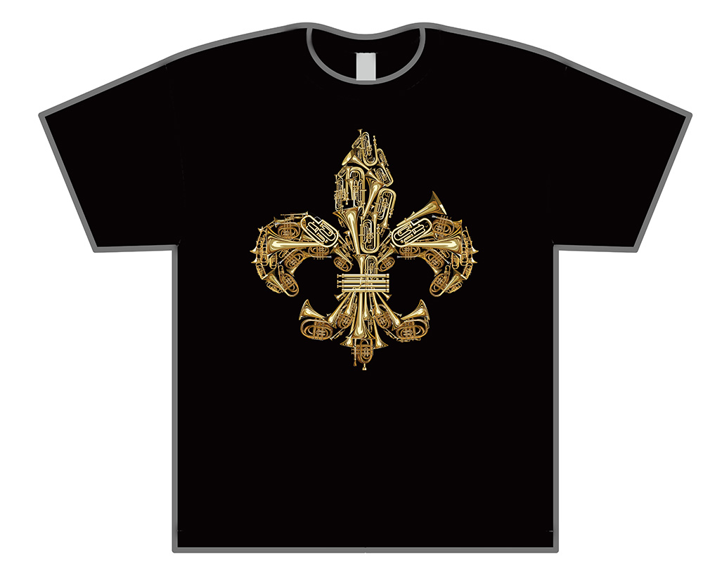 Welcome to NOLA T-Shirt - Second Line Fleur-de-lis